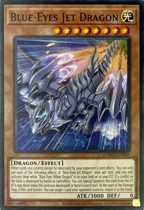 Blue-Eyes Jet Dragon - Unlimited Misprint