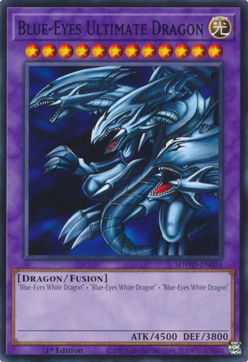 Blue-Eyes Ultimate Dragon - 1st Edition