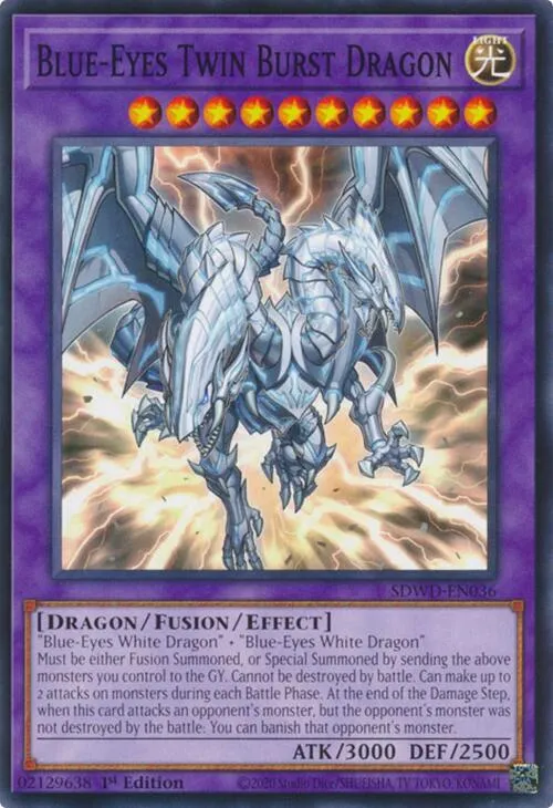 Blue-Eyes Twin Burst Dragon - Unlimited