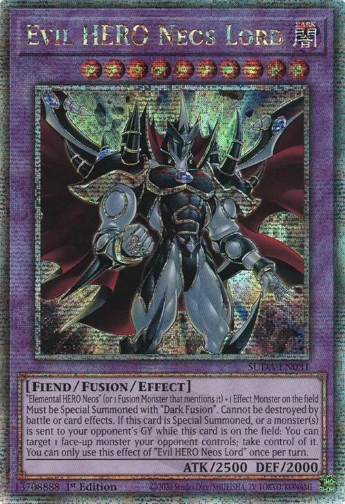Evil HERO Neos Lord - Quarter Century Secret Rare