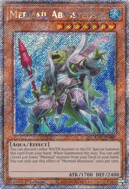 Mermail Abyssteus - Platinum Secret Rare