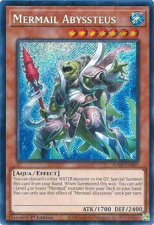 Mermail Abyssteus - Secret Rare
