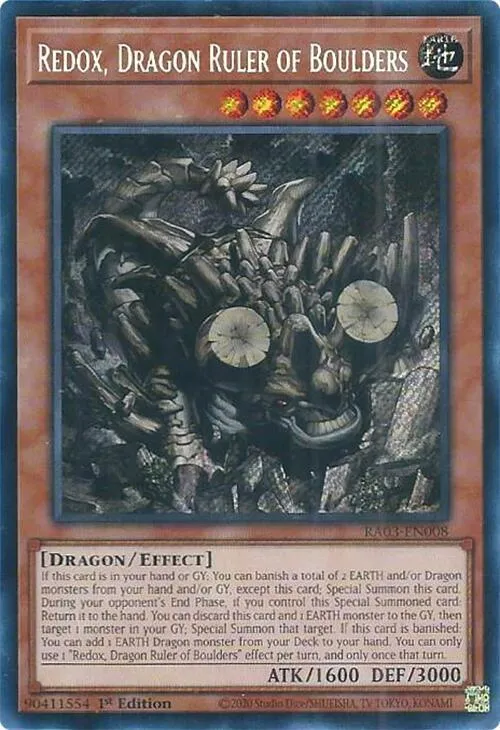 Redox, Dragon Ruler of Boulders - Secret Rare
