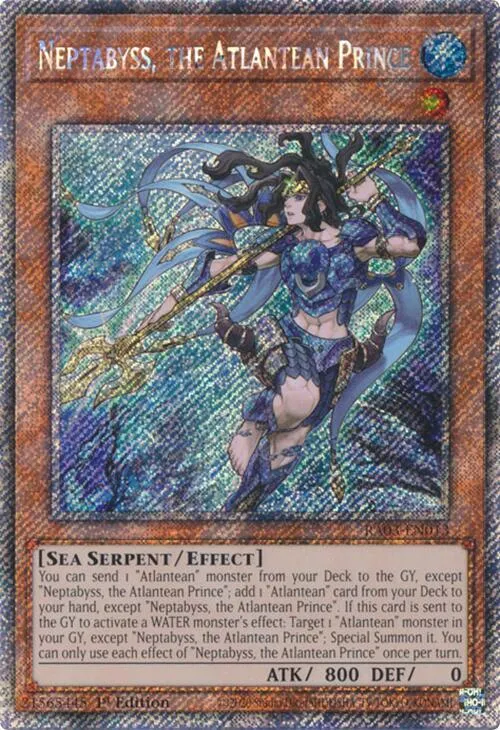 Neptabyss, the Atlantean Prince - Platinum Secret Rare