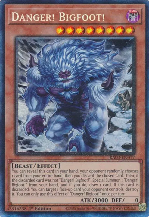 Danger! Bigfoot! - Alternate Art Pcr