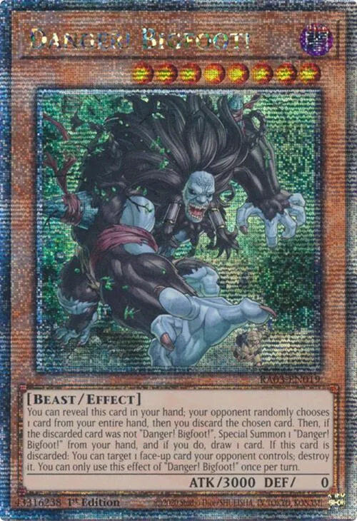Danger! Bigfoot! - Quarter Century Secret Rare