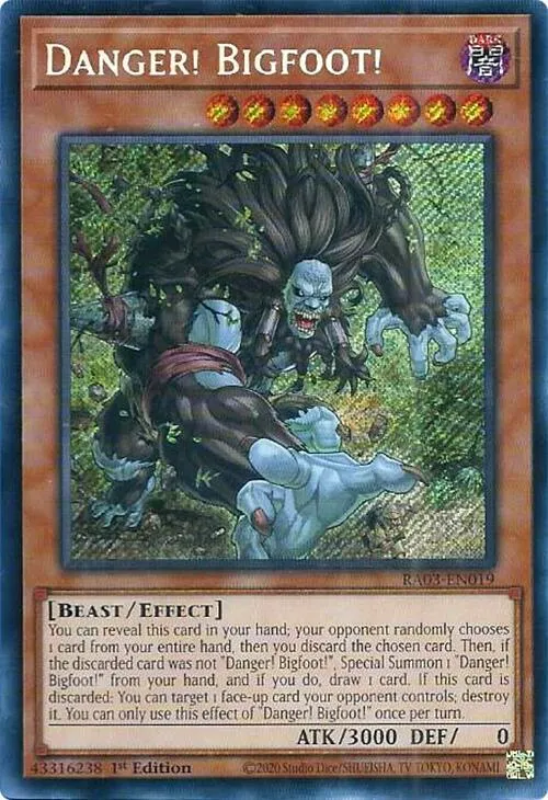Danger! Bigfoot! - Secret Rare