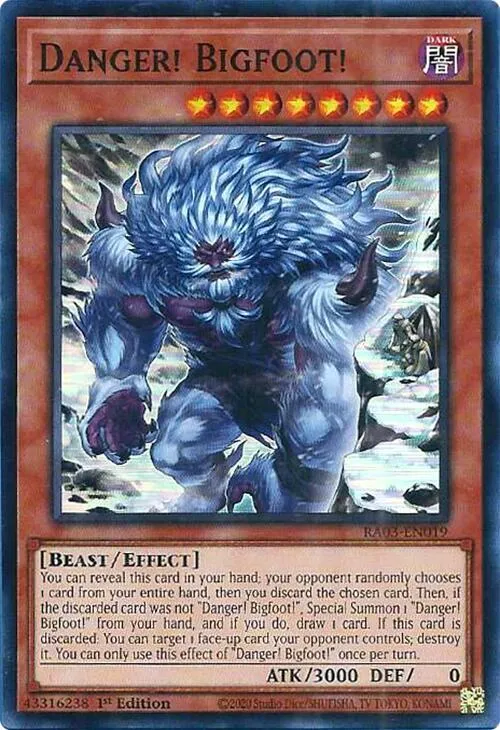 Danger! Bigfoot! - Alternate Art