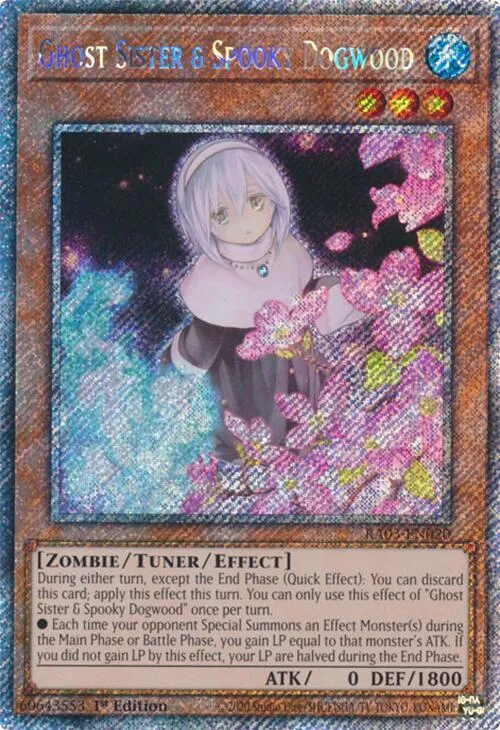 Ghost Sister & Spooky Dogwood - Alternate Art Platinum Secret 