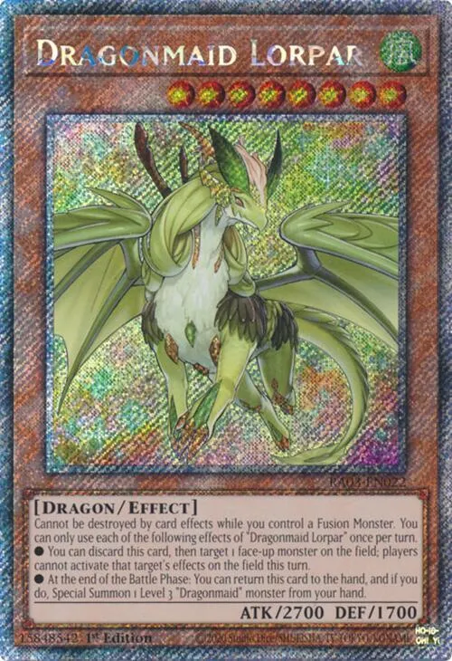 Dragonmaid Lorpar - Platinum Secret Rare