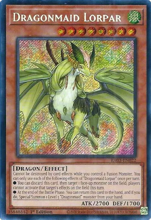 Dragonmaid Lorpar - Secret Rare