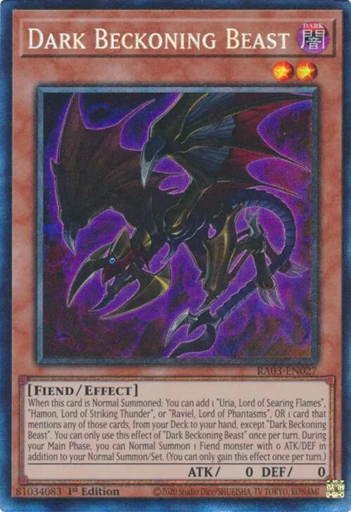 Dark Beckoning Beast - Pcr