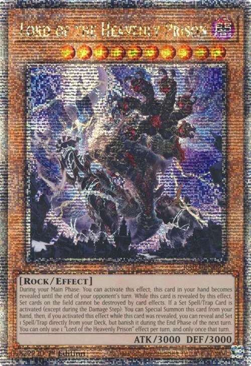 Lord of the Heavenly Prison - Quarter Century Secret Rare