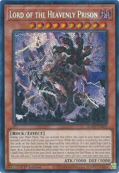 Lord of the Heavenly Prison - Secret Rare