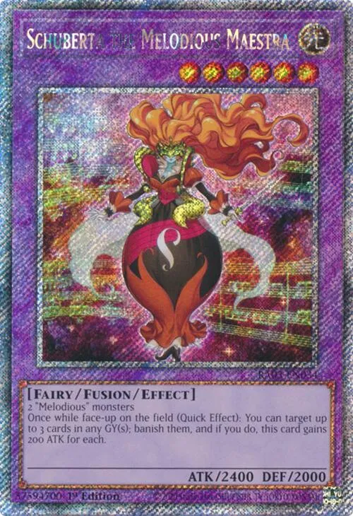 Schuberta the Melodious Maestra - Platinum Secret Rare