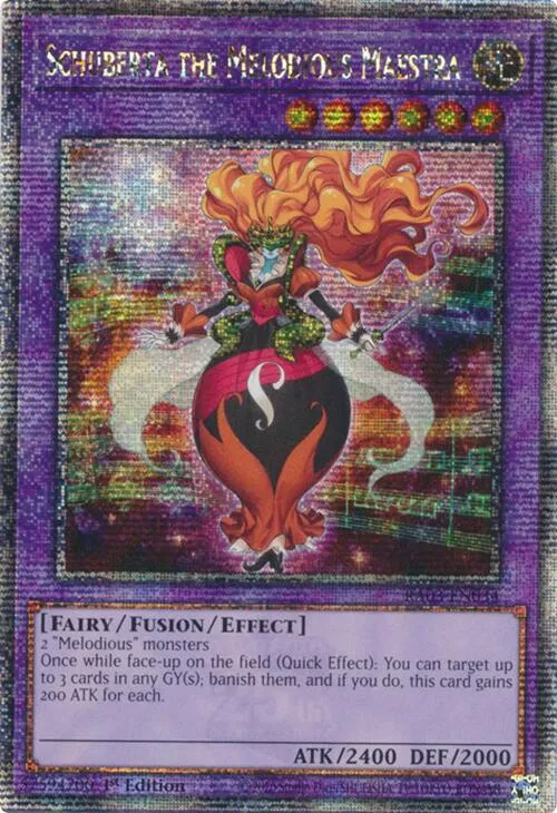 Schuberta the Melodious Maestra - Quarter Century Secret Rare