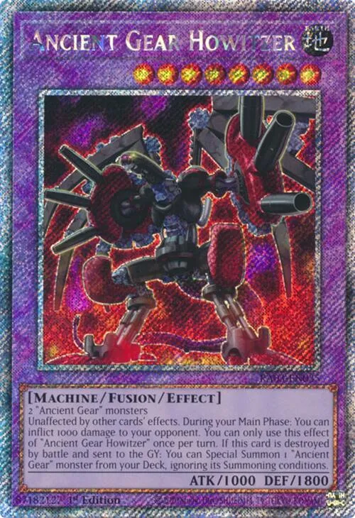 Ancient Gear Howitzer - Platinum Secret Rare