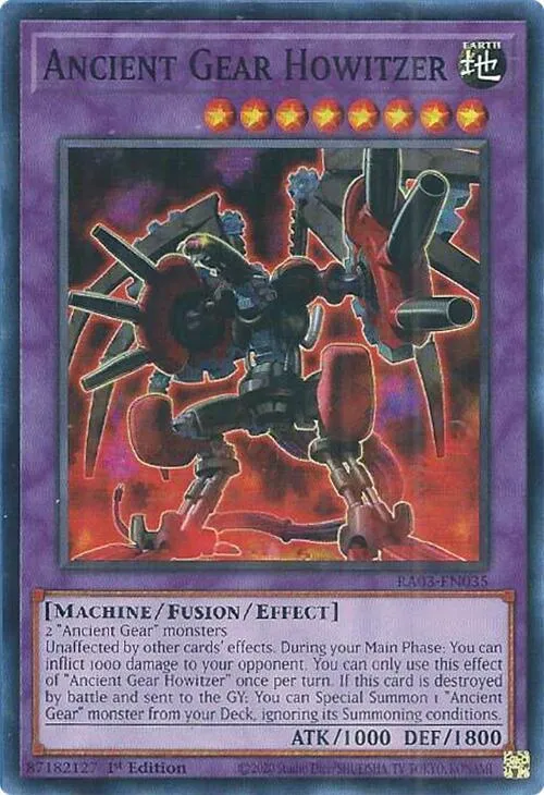 Ancient Gear Howitzer - 1st Edition