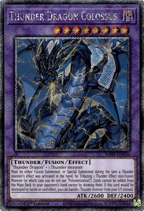Thunder Dragon Colossus - Platinum Secret Rare