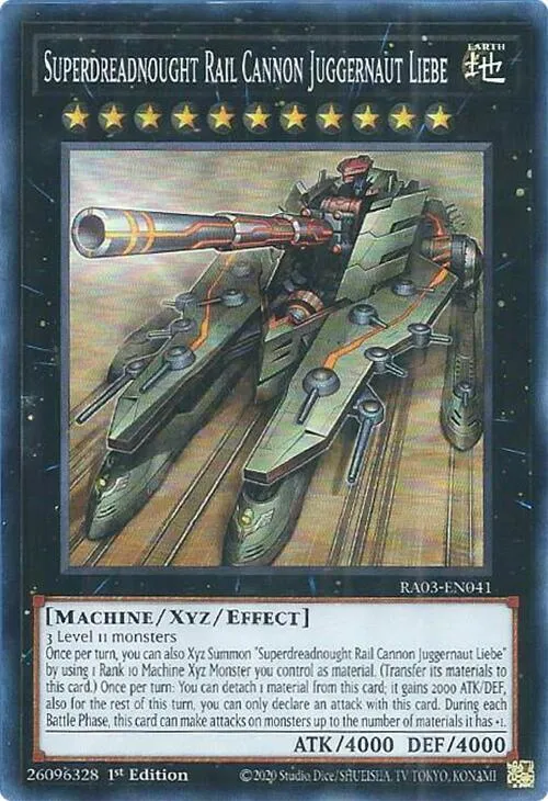 Superdreadnought Rail Cannon Juggernaut Liebe - 1st Edition
