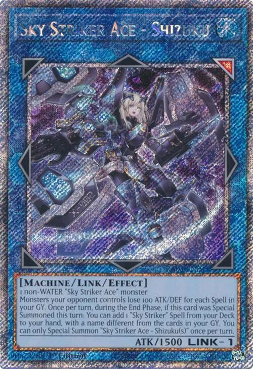 Sky Striker Ace - Shizuku - Platinum Secret Rare