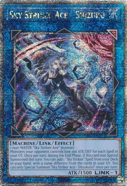 Sky Striker Ace - Shizuku - Alternate Art Quarter Century 
