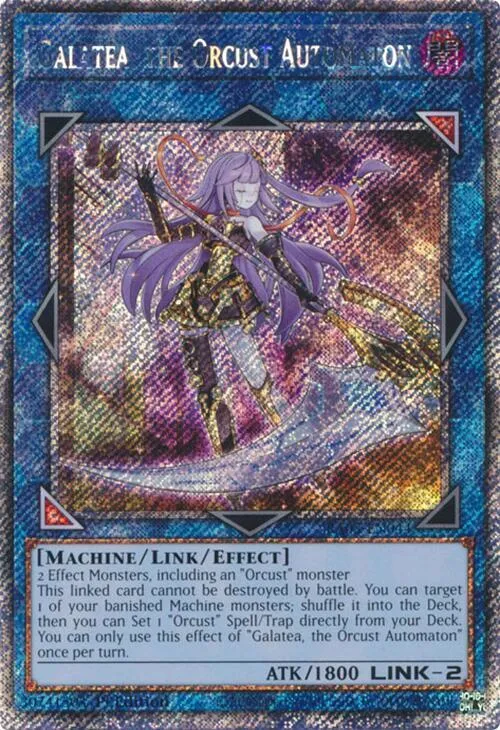 Galatea, the Orcust Automaton - Platinum Secret Rare