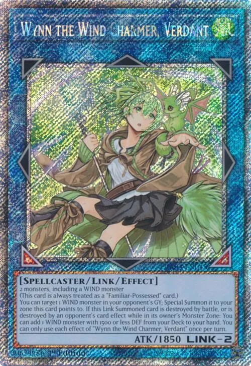 Wynn the Wind Charmer, Verdant - Platinum Secret Rare