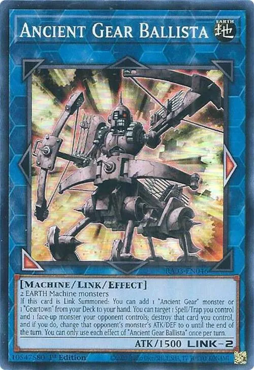 Ancient Gear Ballista - 1st Edition