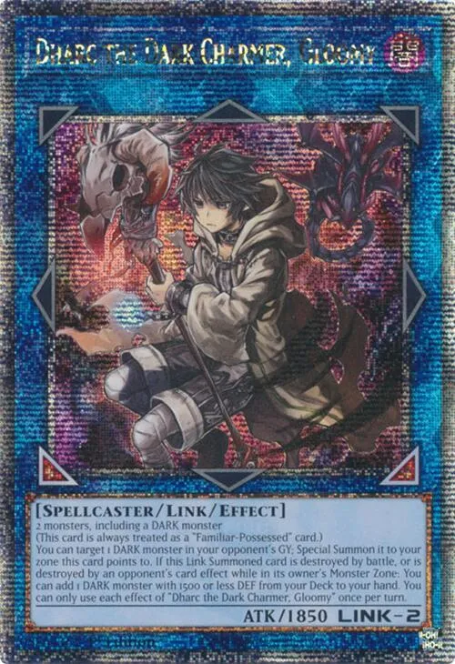 Dharc the Dark Charmer, Gloomy - Quarter Century Secret Rare