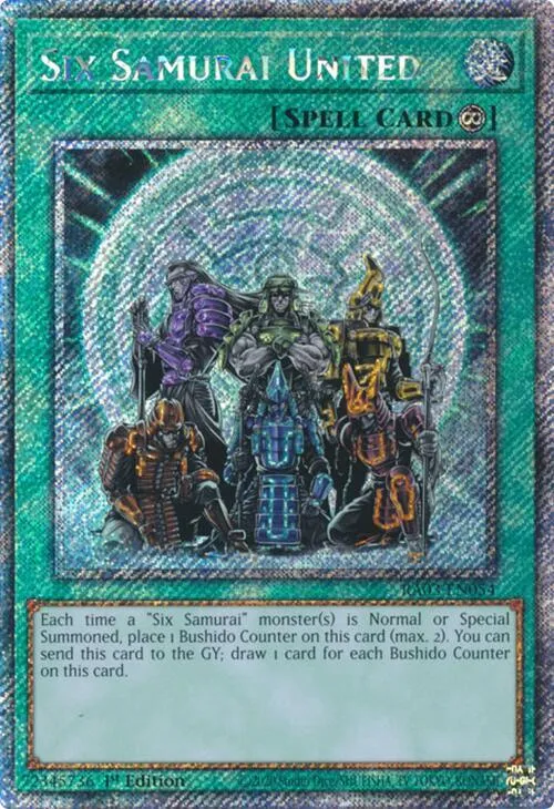 Six Samurai United - Platinum Secret Rare