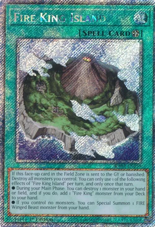Fire King Island - Platinum Secret Rare