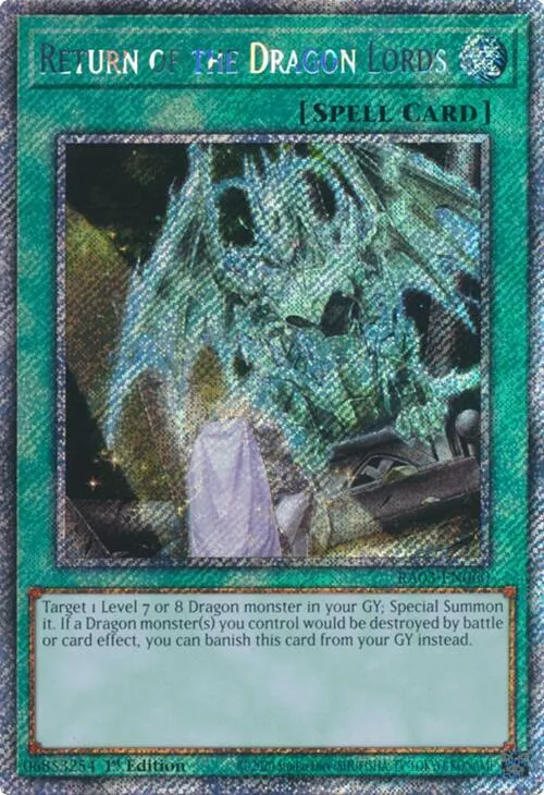Return of the Dragon Lords - Platinum Secret Rare