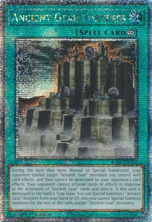 Ancient Gear Fortress - Quarter Century Secret Rare