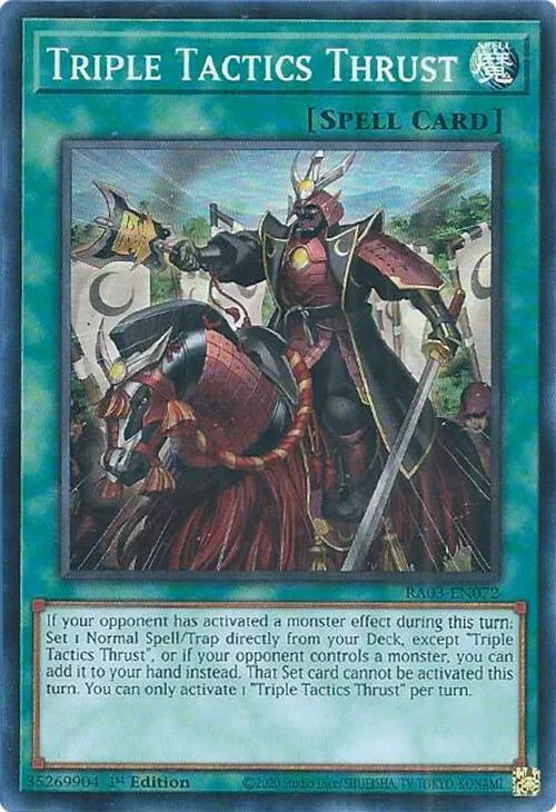 Triple Tactics Thrust - 1st Edition