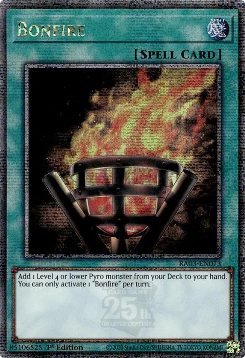 Bonfire - Quarter Century Secret Rare