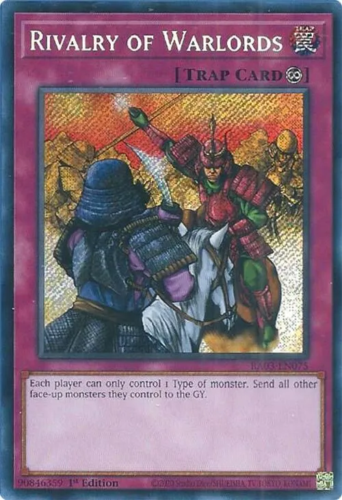 Rivalry of Warlords - Secret Rare