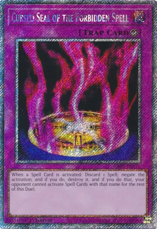 Cursed Seal of the Forbidden Spell - Platinum Secret Rare