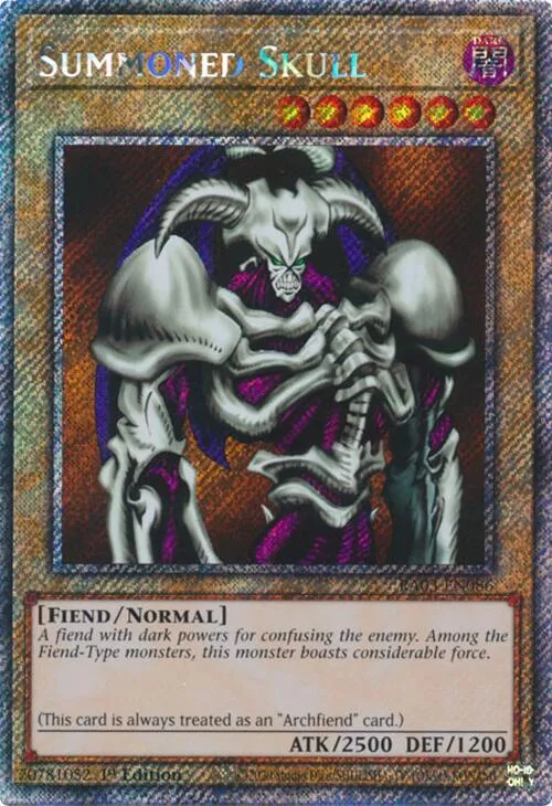 Summoned Skull - Platinum Secret Rare