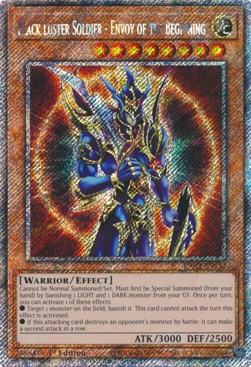 Black Luster Soldier - Envoy of the Beginning - Platinum Secret Rare