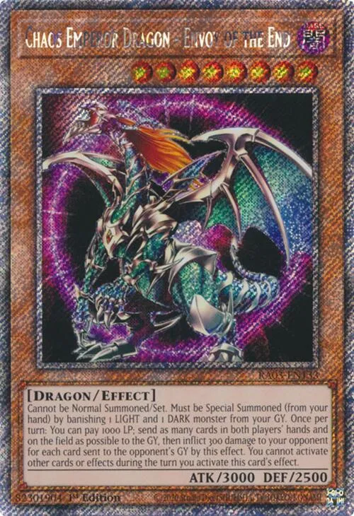 Chaos Emperor Dragon - Envoy of the End - Platinum Secret Rare