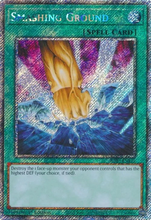 Smashing Ground - Platinum Secret Rare