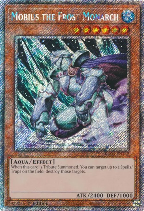 Mobius the Frost Monarch - Platinum Secret Rare