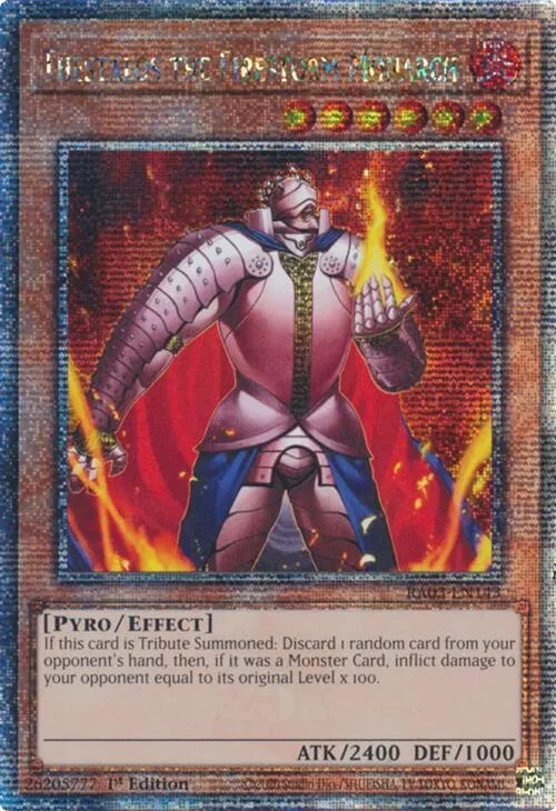 Thestalos the Firestorm Monarch - Quarter Century Secret Rare