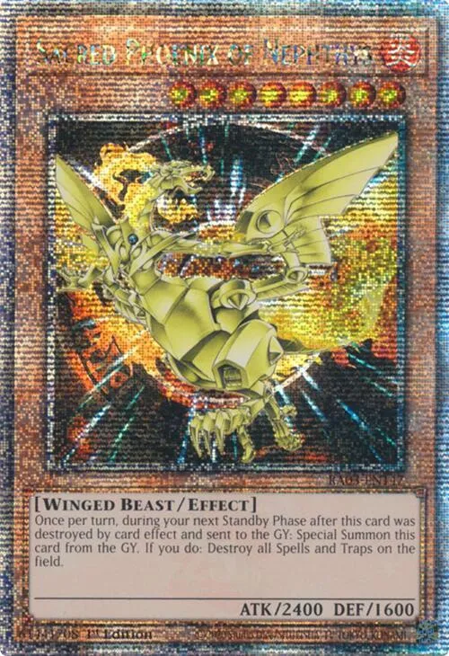 Sacred Phoenix of Nephthys - Quarter Century Secret Rare