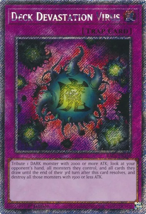 Deck Devastation Virus - Platinum Secret Rare