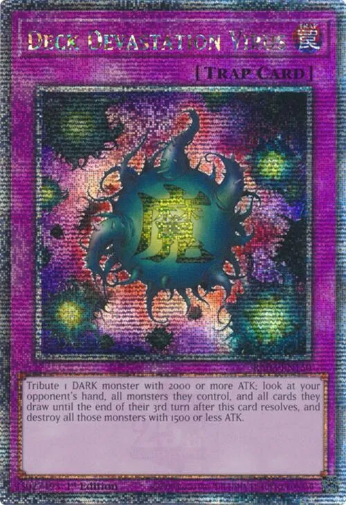 Deck Devastation Virus - Quarter Century Secret Rare
