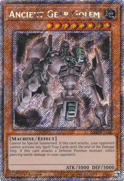 Ancient Gear Golem - Platinum Secret Rare