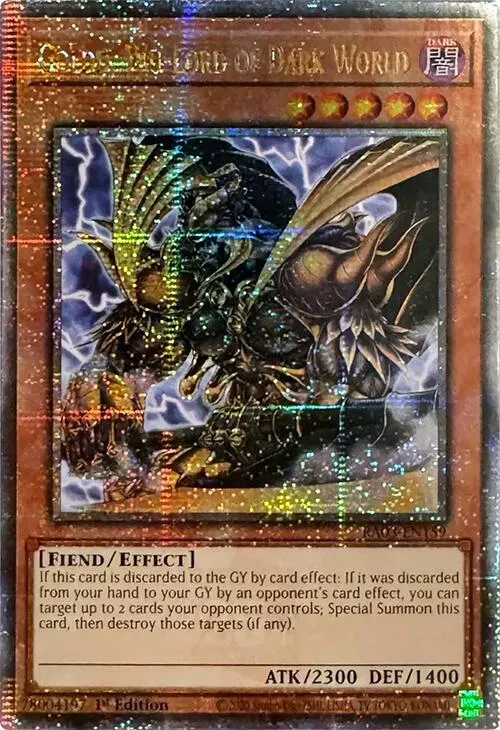 Goldd, Wu-Lord of Dark World - Quarter Century Secret Rare
