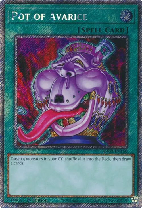 Pot of Avarice - Platinum Secret Rare
